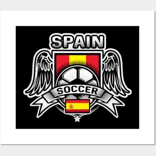 Spain Soccer Futbol Posters and Art